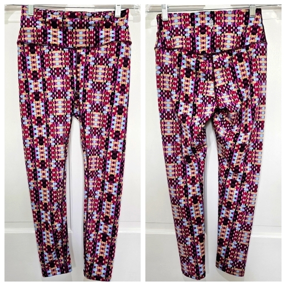 Free People Movement Lose Control Wrap Leggings Printed Size S - Picture 12 of 13